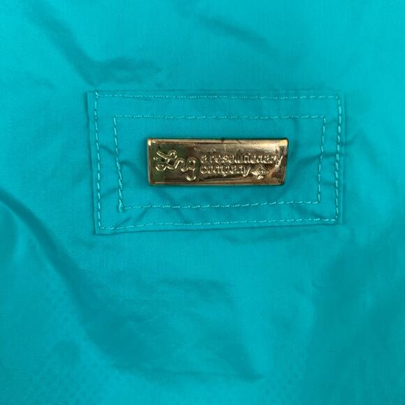 Women Vintage Colorblock Windbreaker Athleisure Hoodie Jacket Teal Size 2XL - Picture 7 of 9